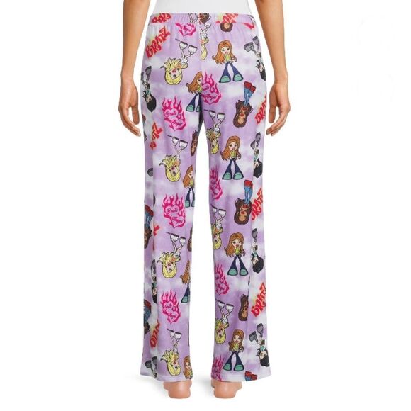 Women’s Juniors’ Bratz Print Comfy Lounge Pajama Sleep Pants, Size 2X - Picture 6 of 6